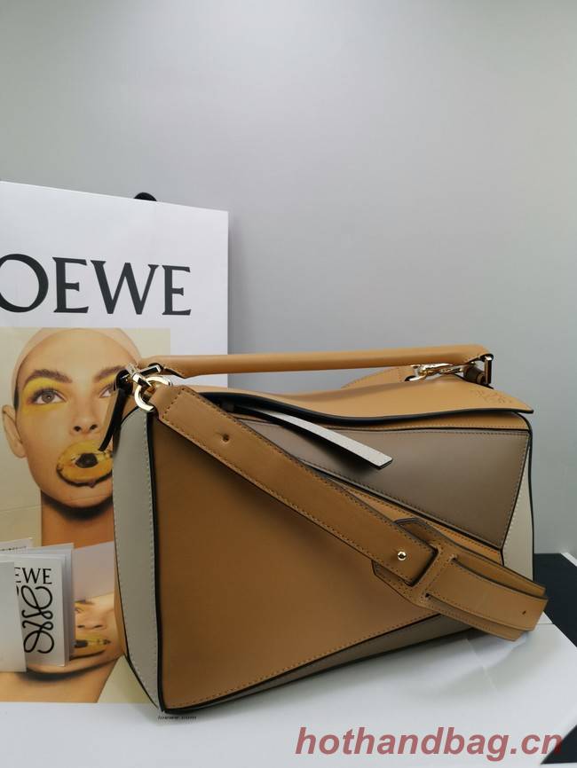 Loewe Puzzle Bag Original Leather 61842 brown&gray 