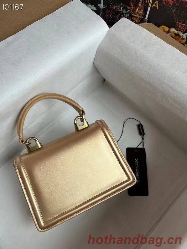 Dolce & Gabbana Origianl Leather Shoulder Bag 4011 gold