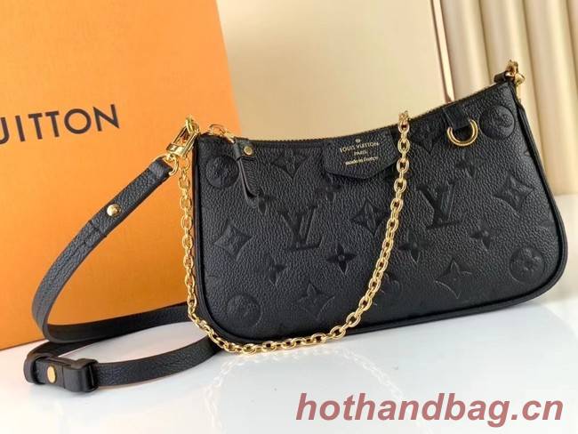 Louis Vuitton EASY POUCH ON STRAP M81066 black