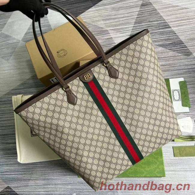 Gucci Ophidia series large GG Tote Bag 680127 brown