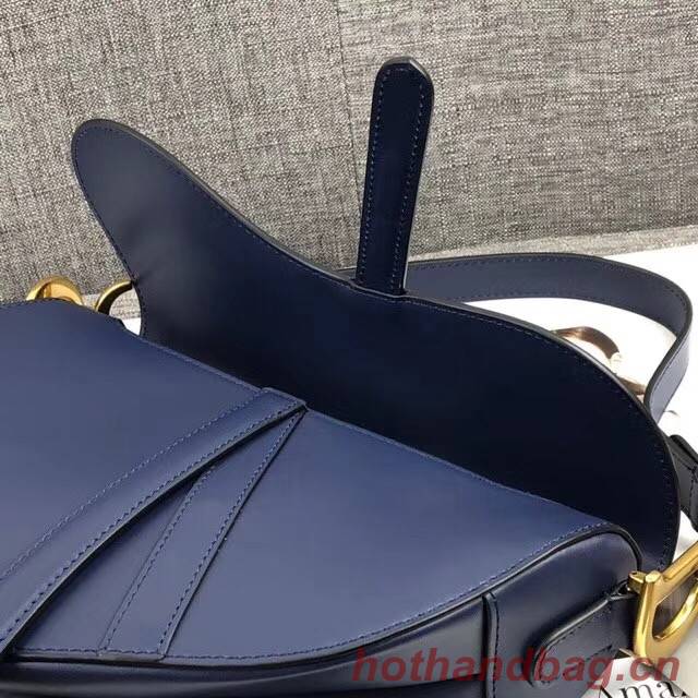 Dior MINI SADDLE BAG CALFSKIN M0447 dark blue