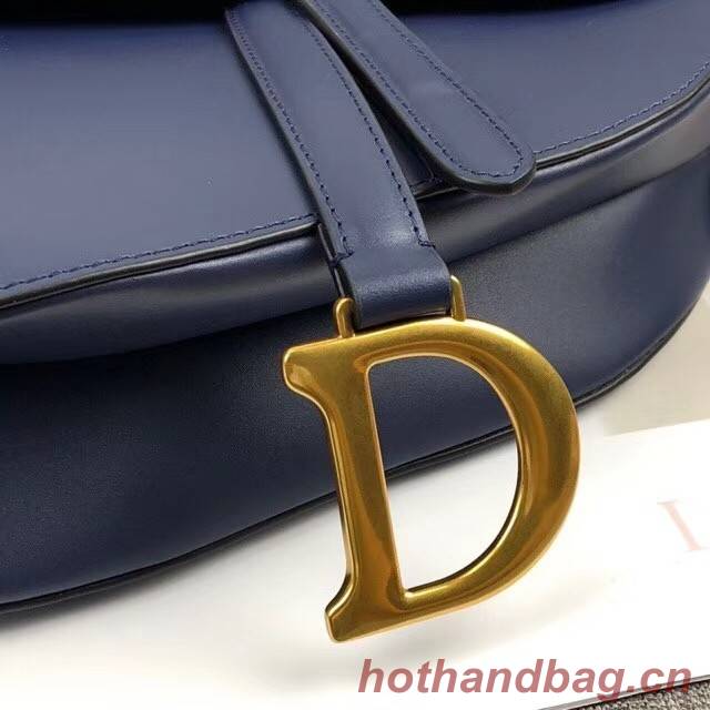 Dior MINI SADDLE BAG CALFSKIN M0447 dark blue