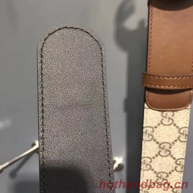 Gucci Belt with leather 625855 Brown