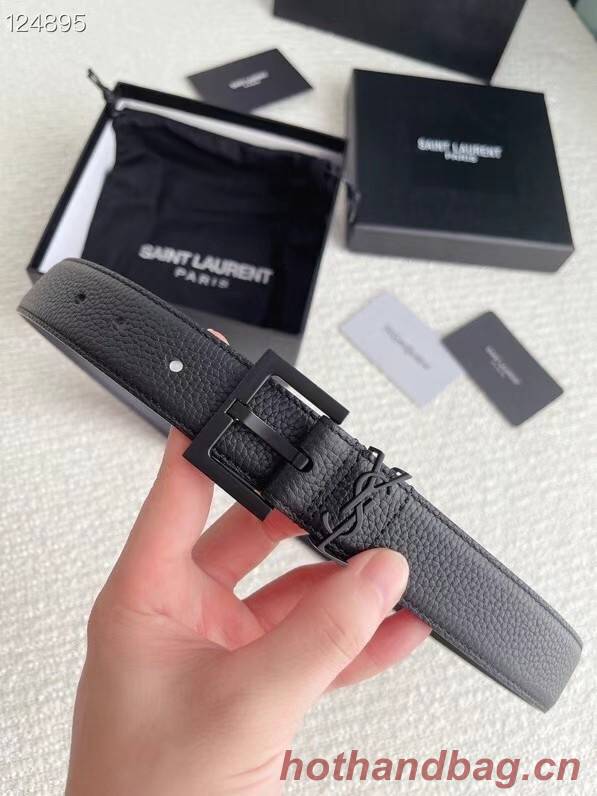 YSL calf leather 30MM BELT SL1457