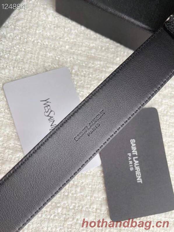 YSL calf leather 30MM BELT SL1458