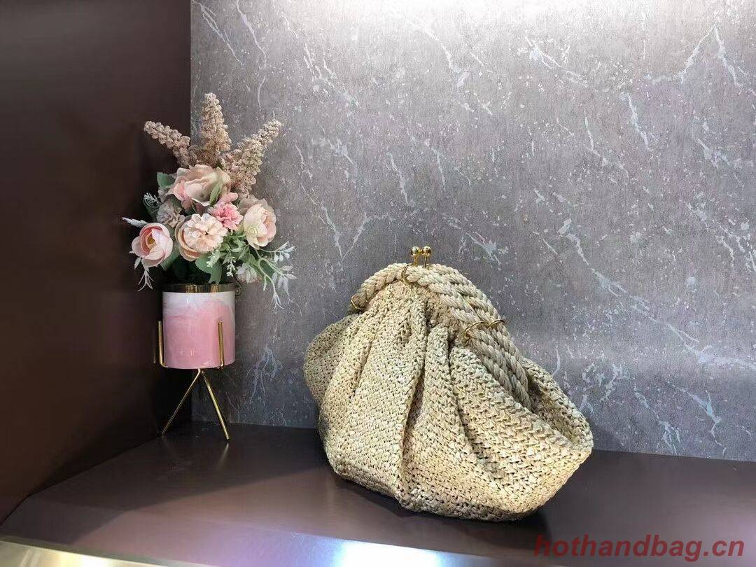 FENDI  raffia bag F7641 Beige