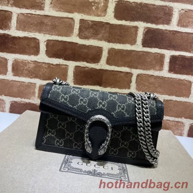 Gucci Dionysus small GG shoulder bag 499623 Black