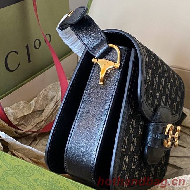 Gucci Horsebit 1955 shoulder bag 602204  Black