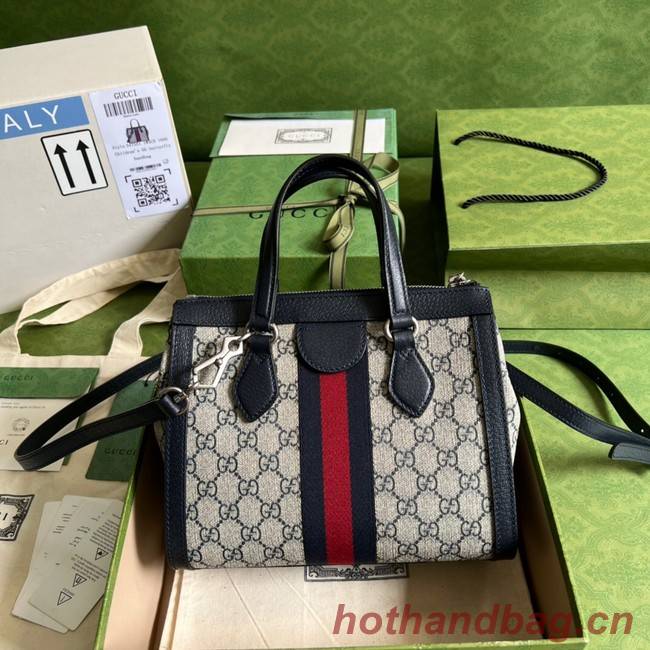 Gucci Ophidia small GG tote bag 547551 blue