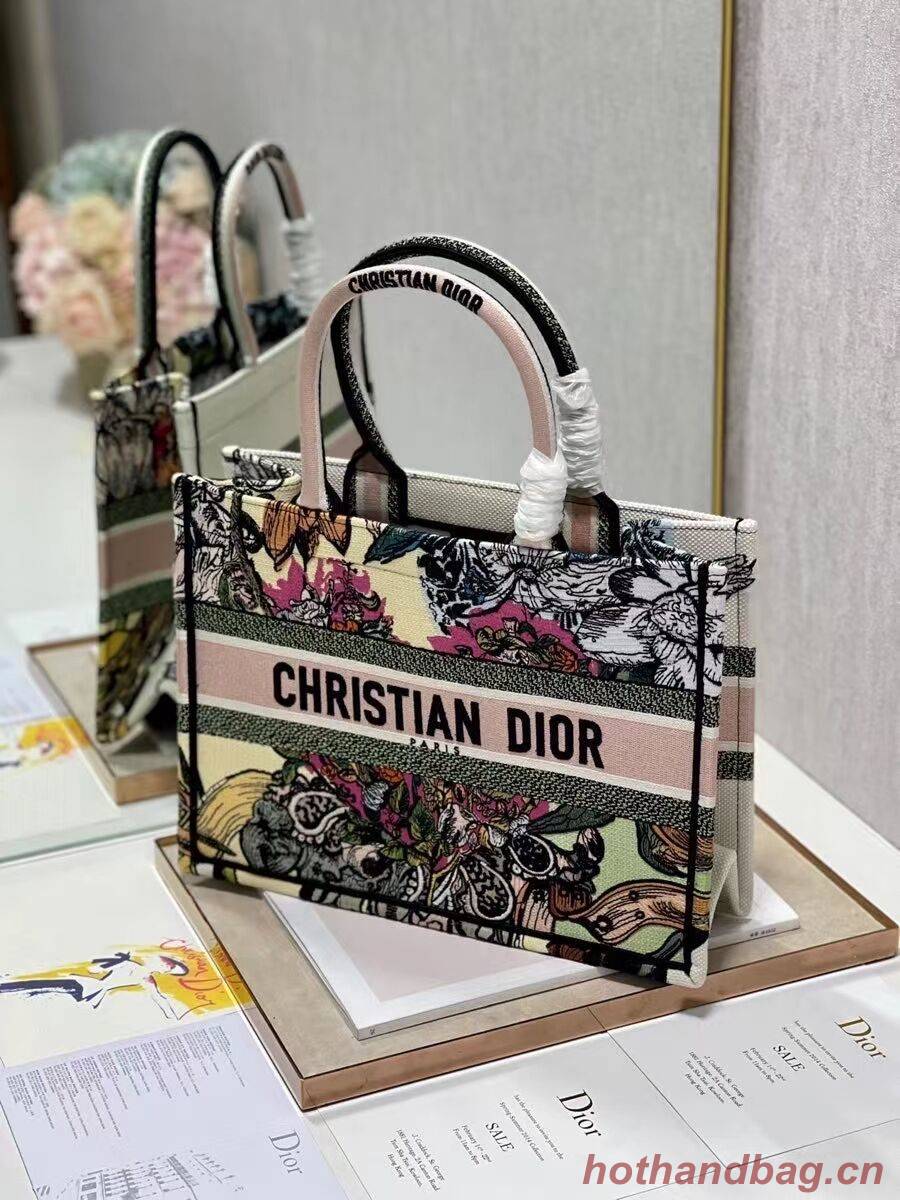 SMALL DIOR BOOK TOTE Embroidery C1287-20