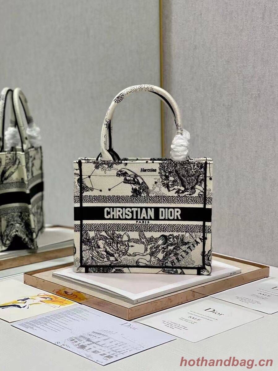 SMALL DIOR BOOK TOTE Embroidery C1331-4