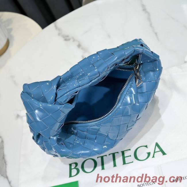 Bottega Veneta Mini intrecciato patent leather top handle bag JODIE 651876V BLASTER