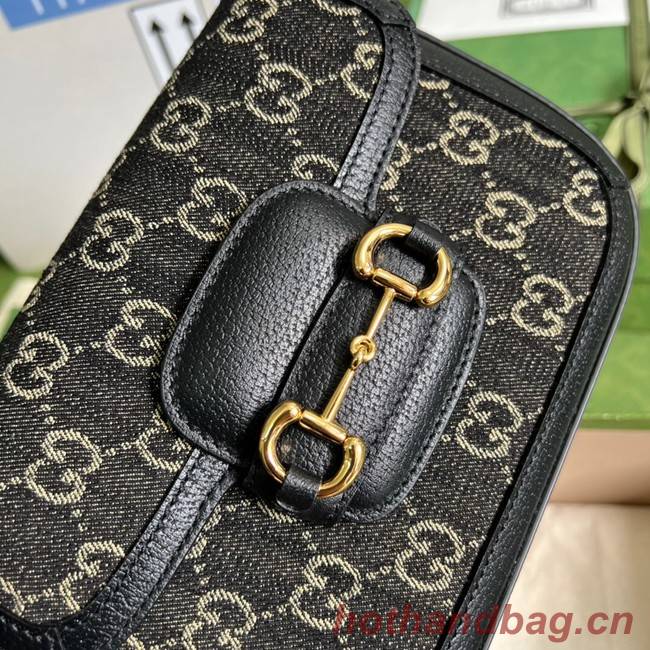 Gucci Horsebit 1955 shoulder bag 658574 Black