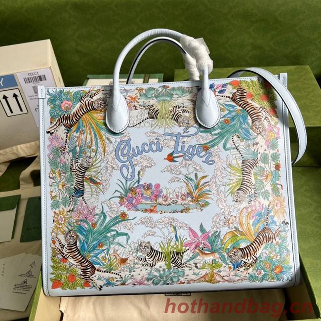 Gucci  GG medium tote bag 687827 white