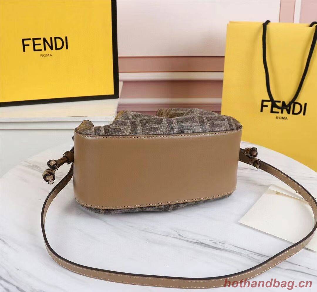 FENDI TOUCH leather bag 8BS059 brown