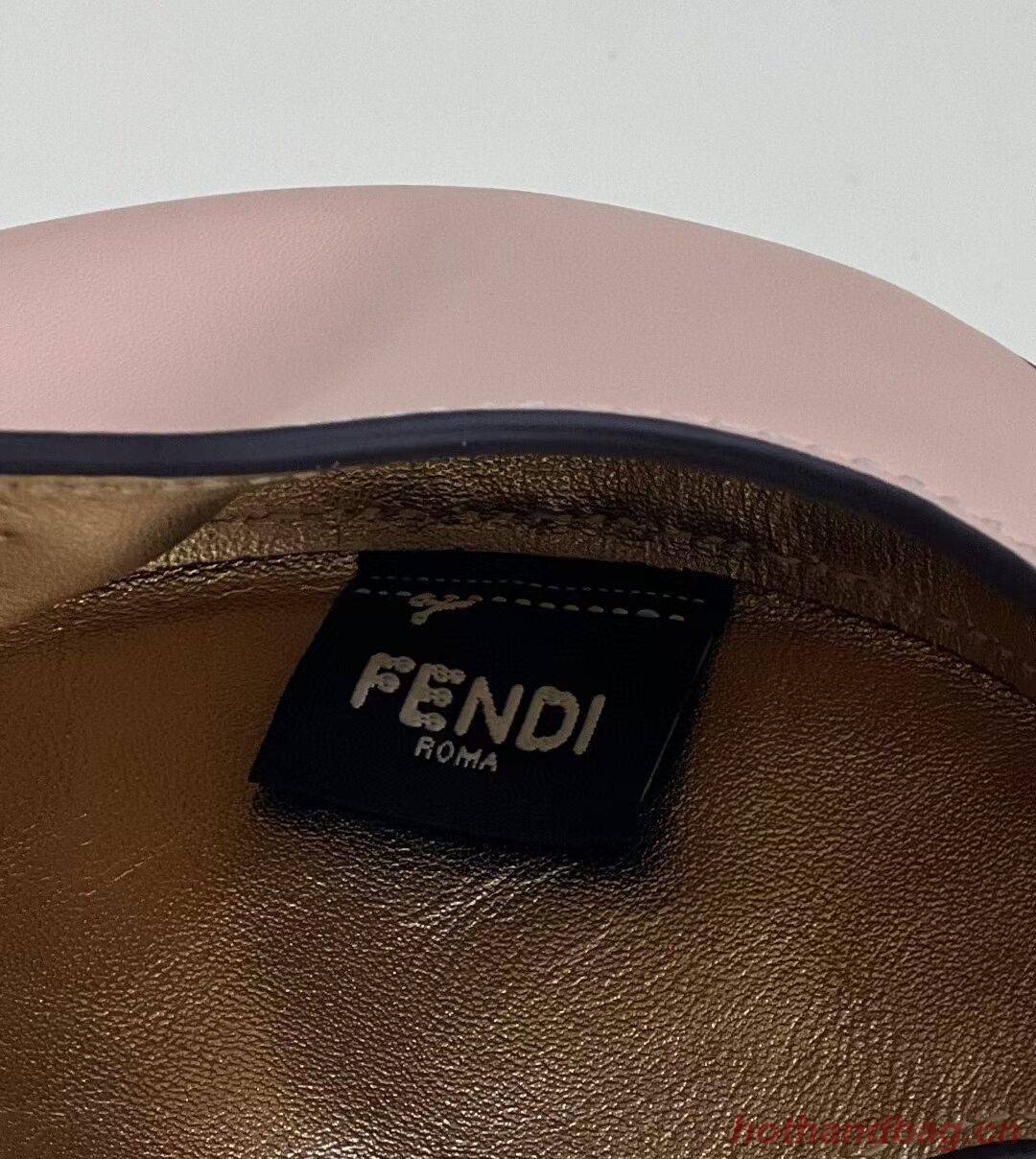 Fendi Cookie pink leather mini bag 8BS065A 