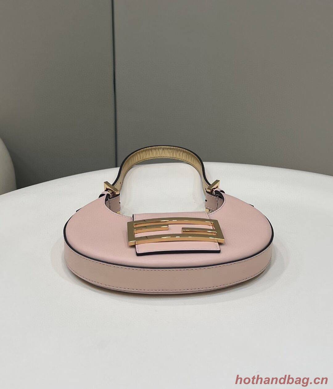 Fendi Cookie pink leather mini bag 8BS065A 