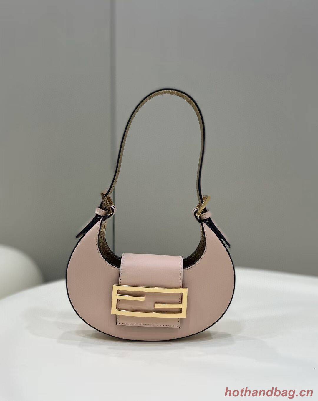 Fendi Cookie pink leather mini bag 8BS065A 