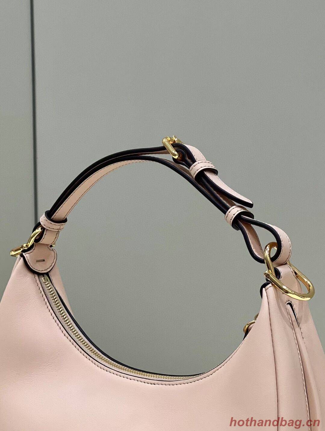 Fendi graphy Small Pale pink leather bag 8BR798