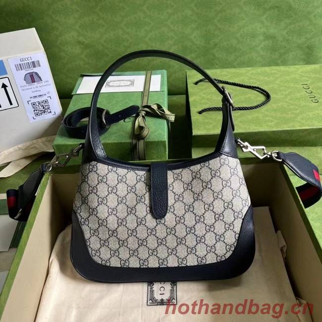 Gucci Jackie 1961 small GG shoulder bag 678843 blue