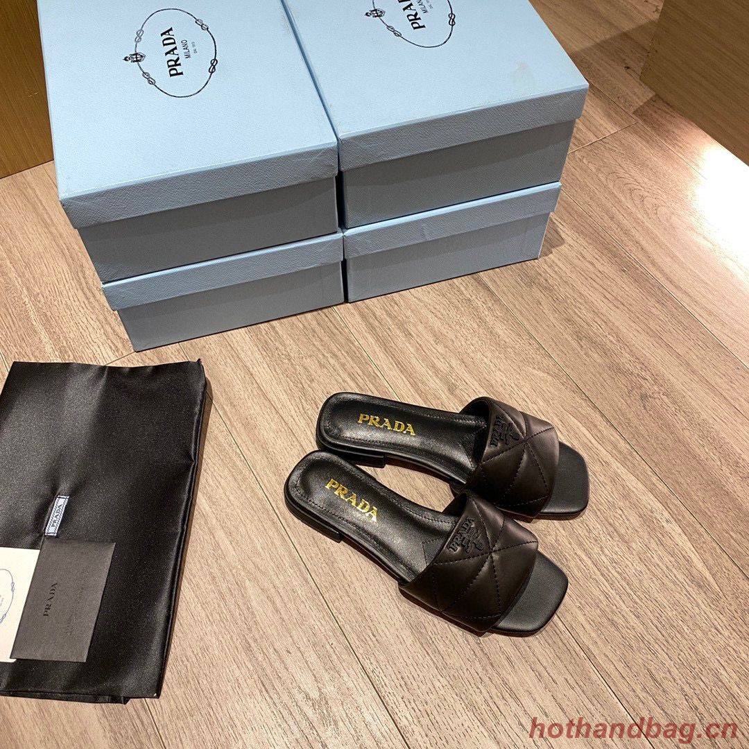 Prada Slippers Shoes PD56902 Black