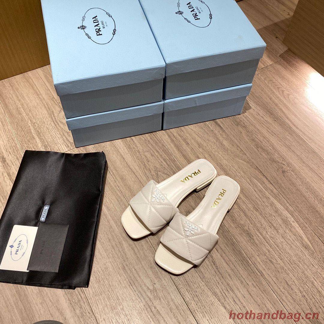 Prada Slippers Shoes PD56902 White