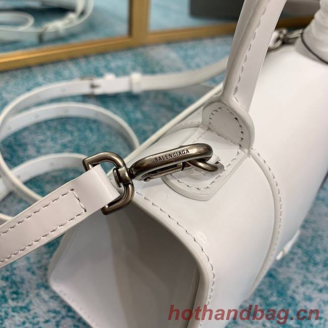 Balenciaga HOURGLASS SMALL TOP HANDLE BAG B108895C white