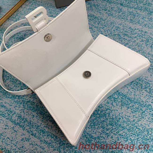 Balenciaga HOURGLASS SMALL TOP HANDLE BAG B108895C white