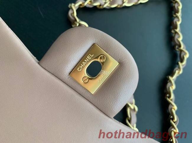 Chanel Flap Lambskin Shoulder Bag AS1115 Taupe