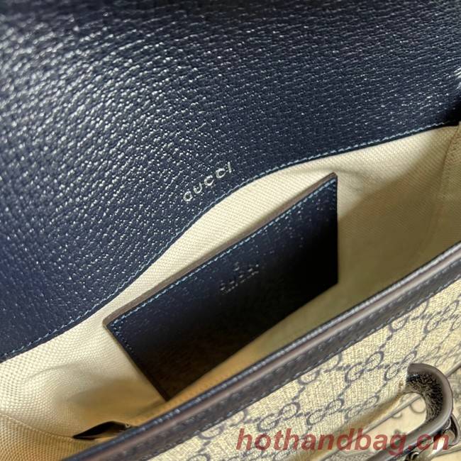 Gucci Horsebit 1955 GG mini bag 658574 blue