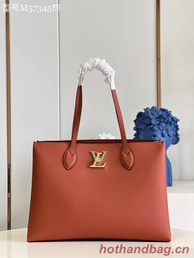 Louis vuitton LOCKME SHOPPER M58927 Chataigne Brown