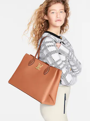 Louis vuitton LOCKME SHOPPER M58927 Chataigne Brown