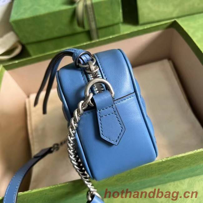 Gucci GG Marmont mini shoulder bag 634936 blue