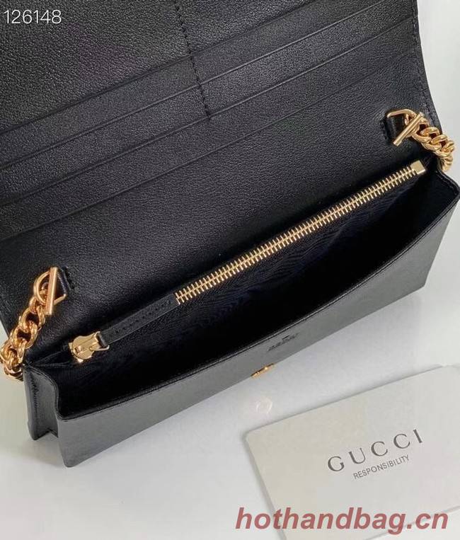 Gucci GG wallet with chain 676155 white