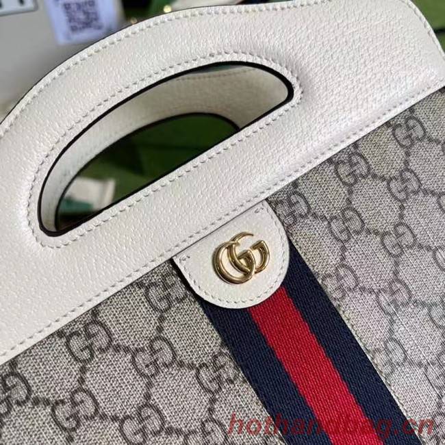 Gucci Ophidia small tote with Web 693724 white