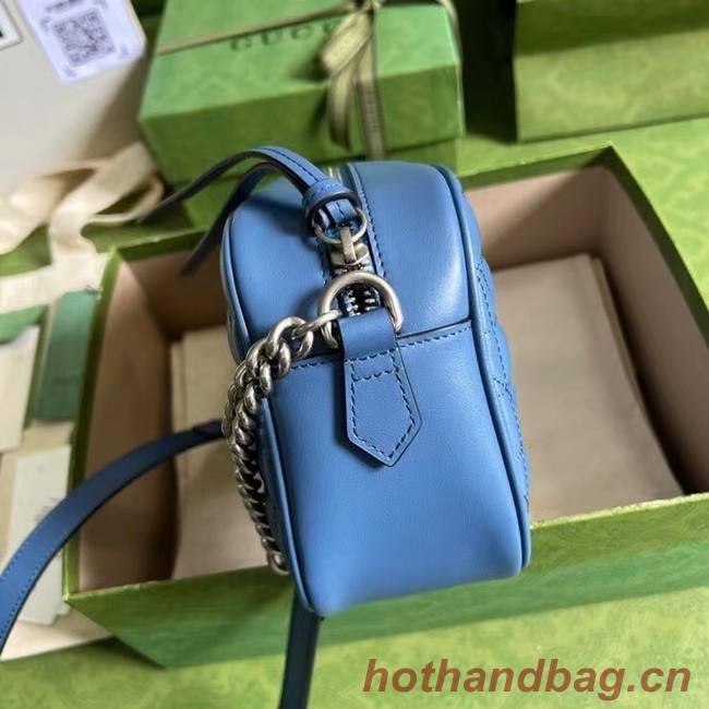 Gucci matelasse shoulder bag 447632 blue