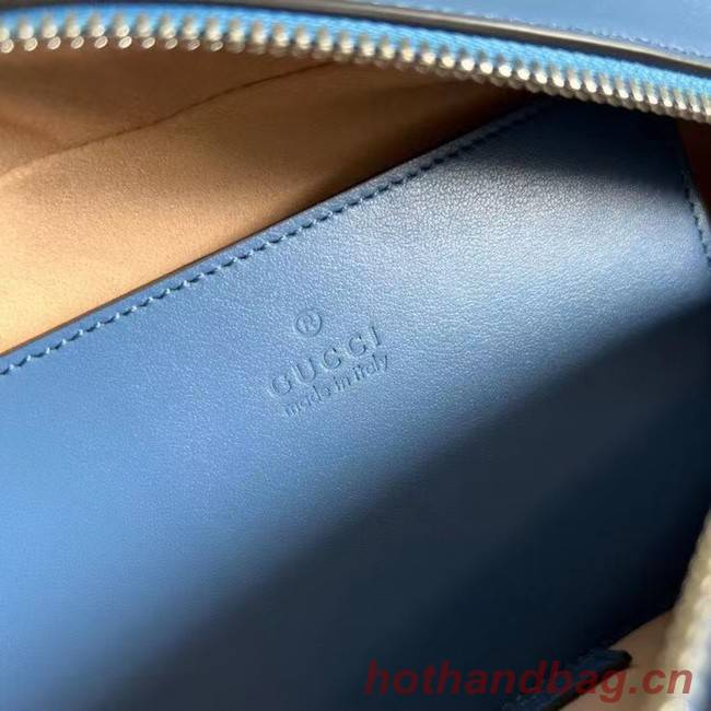 Gucci matelasse shoulder bag 447632 blue