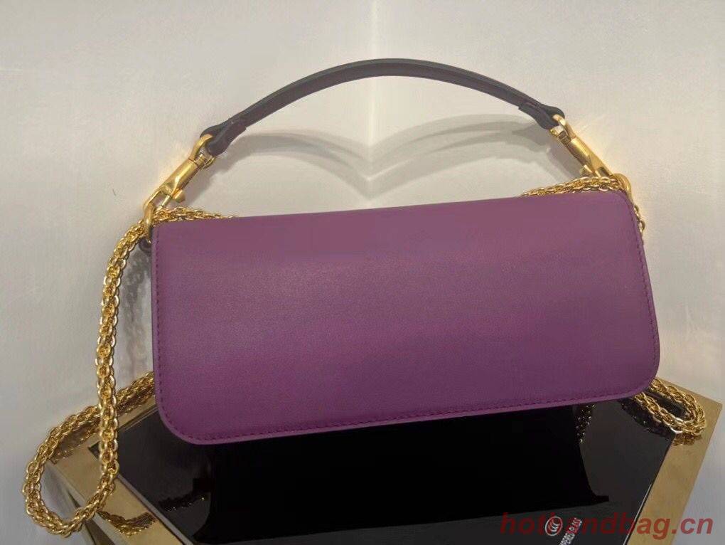 VALENTINO GARAVANI Loco Calf leather bag 2B0K30 purple