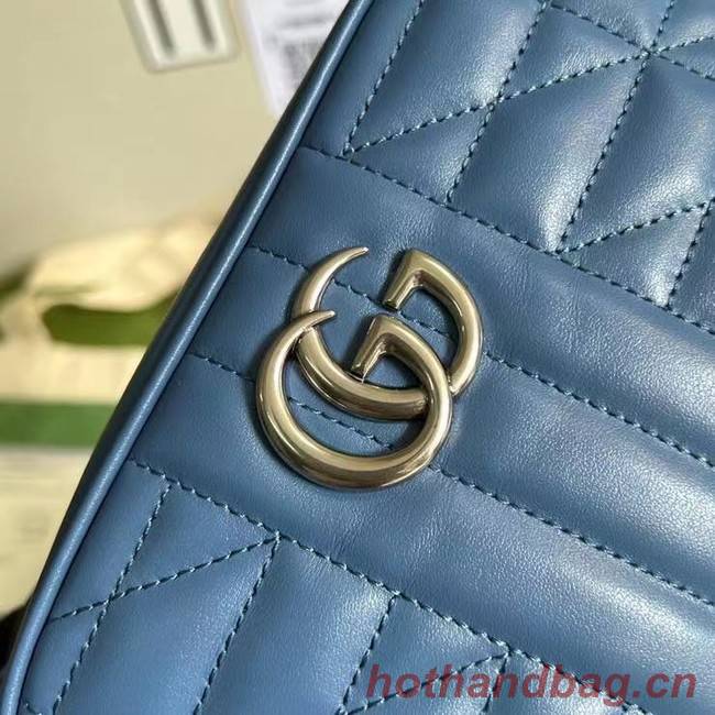 Gucci GG Marmont mini shoulder bag 634936 blue