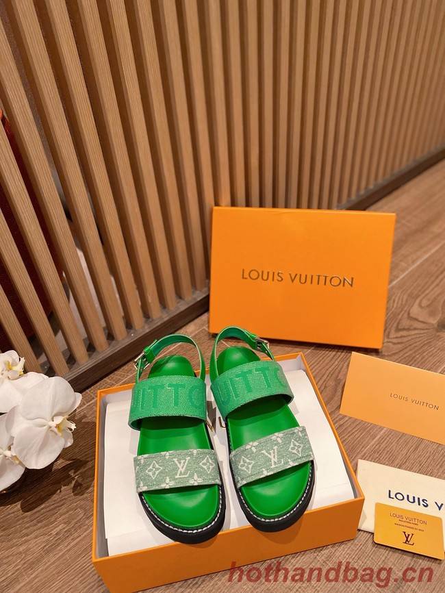 Louis Vuitton SANDAL 91082-3 Heel 2CM