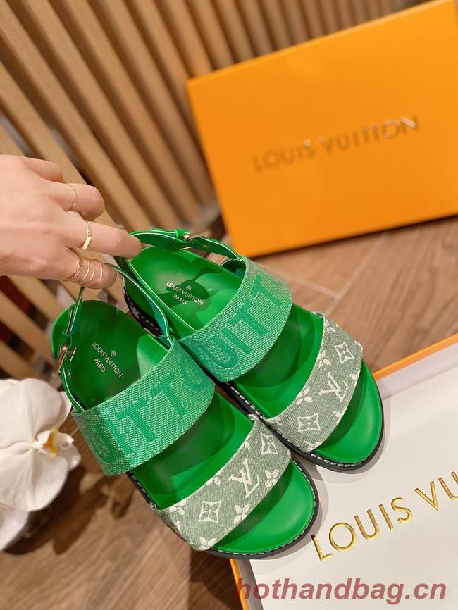 Louis Vuitton SANDAL 91082-3 Heel 2CM