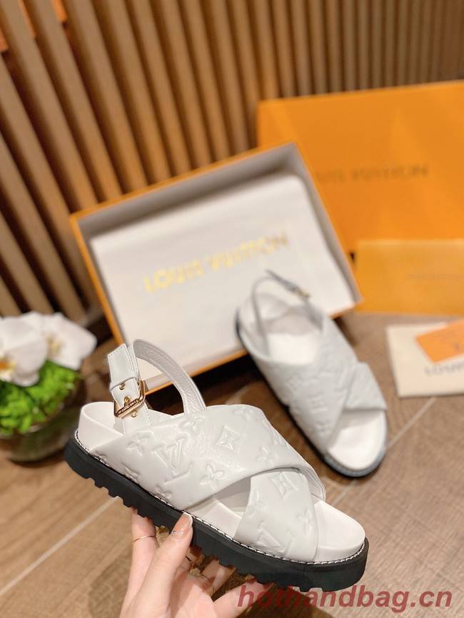 Louis Vuitton SANDAL 91083-3 Heel 2CM