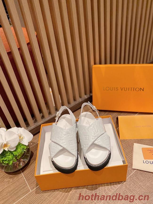 Louis Vuitton SANDAL 91083-3 Heel 2CM