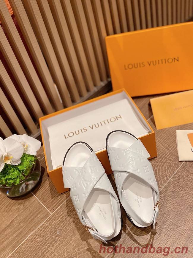 Louis Vuitton SANDAL 91083-3 Heel 2CM