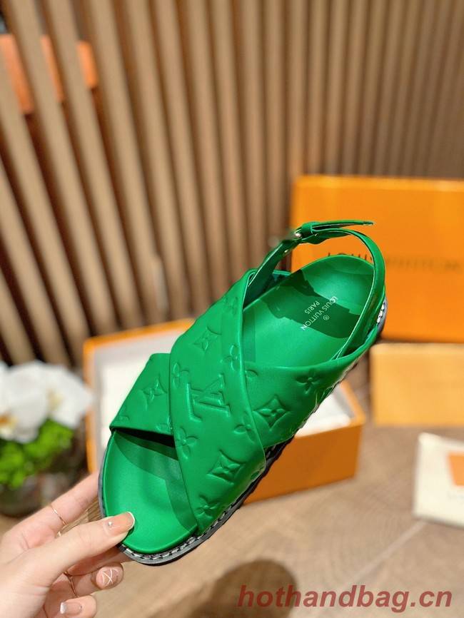 Louis Vuitton SANDAL 91083-5 Heel 2CM