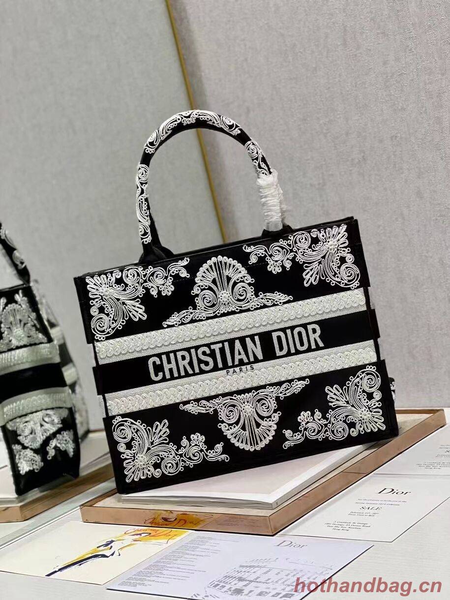 DIOR BOOK TOTE leather C1287-25 black