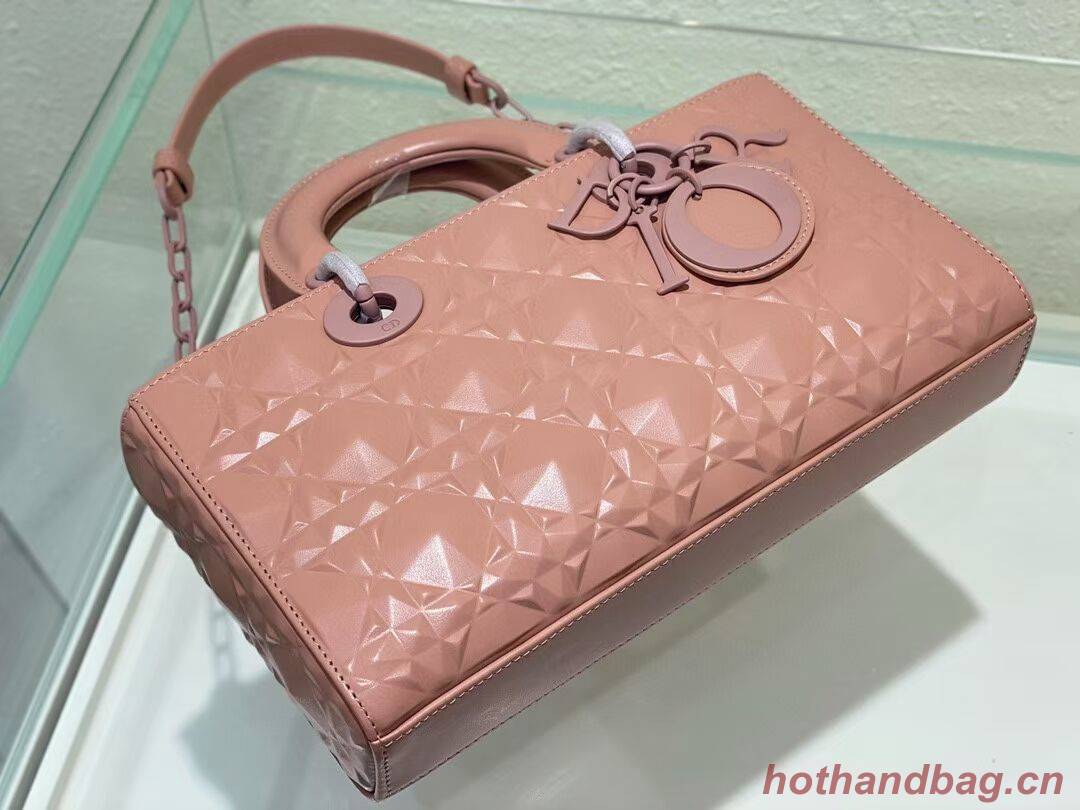 MEDIUM LADY DIOR BAG Cannage Lambskin C2811 pink