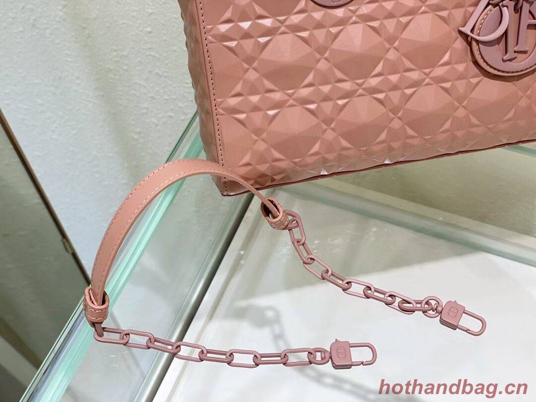 MEDIUM LADY DIOR BAG Cannage Lambskin C2811 pink