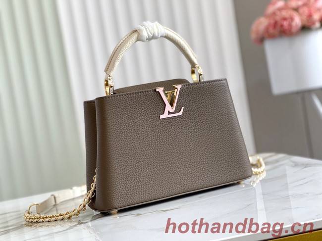 Louis Vuitton CAPUCINES BB M57227 Smokey Brown Green