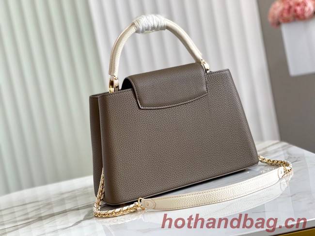 Louis Vuitton CAPUCINES MM M59516 Smokey Brown Green